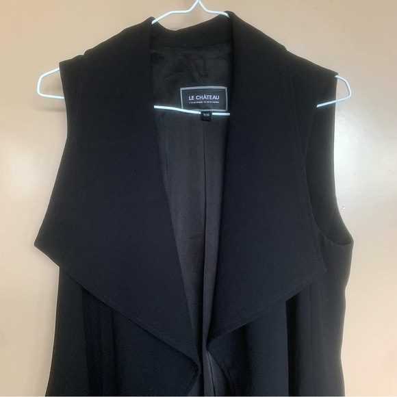 Le Château Black Waterfall Vest - Picture 3 of 6